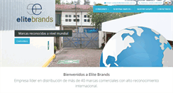 Desktop Screenshot of elitebrands.com.sv